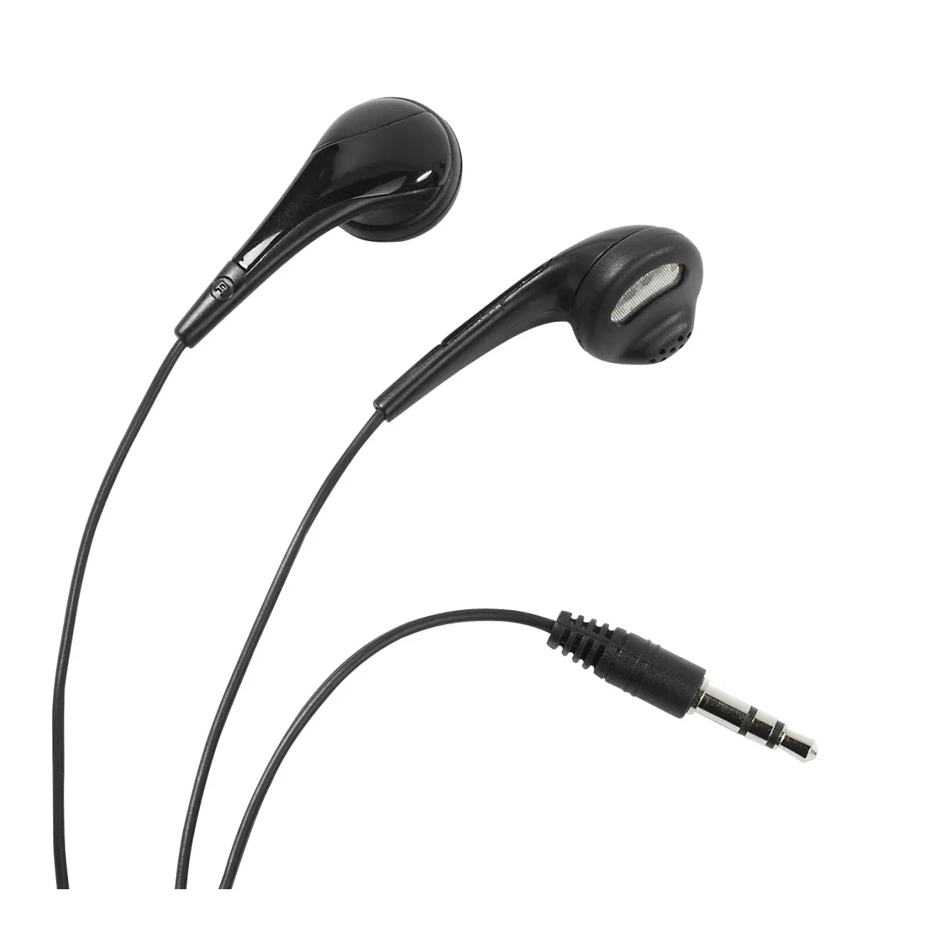 VIVANCO Hochwertige In-Ear Kopfhörer Schwarz, Extra Bass und ultraleichtes Design, 3,5 mm Klinke, 1,2 m Kabel