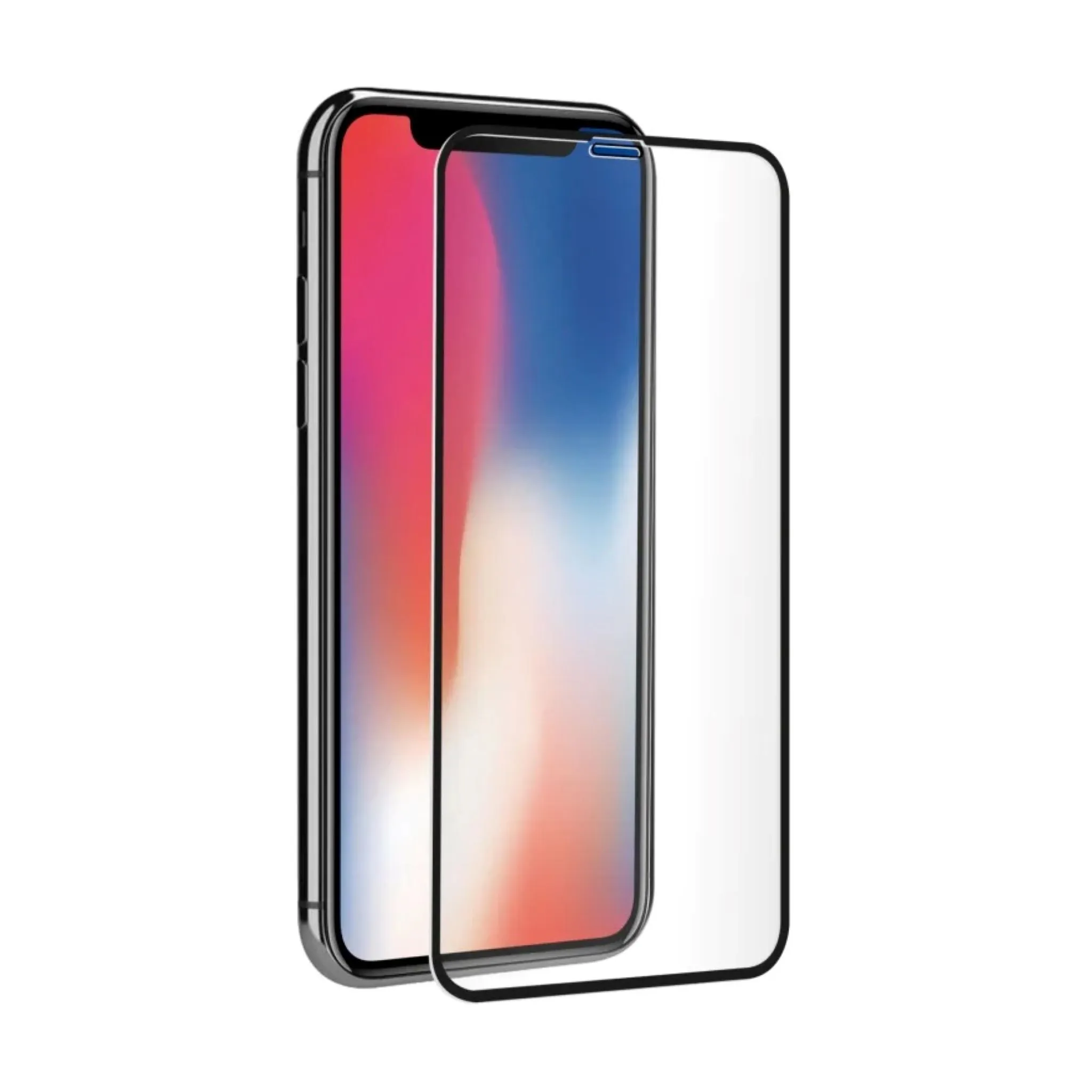 VIVANCO Displayschutzglas iPhone 11 Pro Max ,Fingerabdrucksensor, Ultra Transparent, 9H-Glashärte