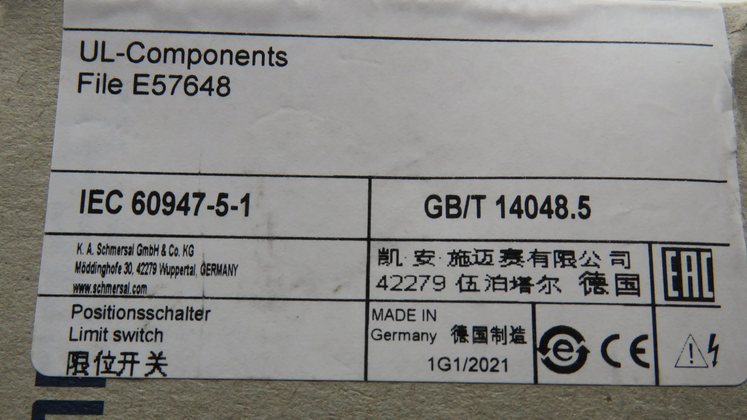 SCHMERSAL TS 336-11Z-M20 – Bild 3