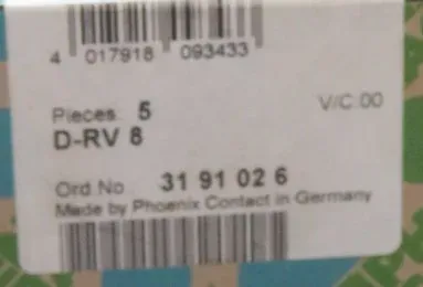 Phoenix Contact 3191026 D-RV 8 – Bild 3