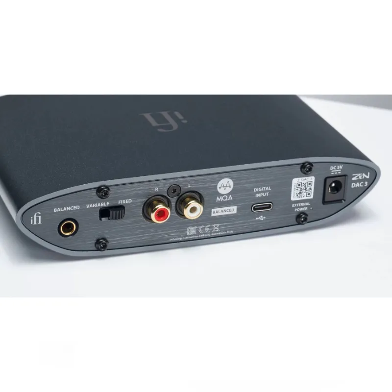 iFi Audio ZEN DAC 3 D/A-Wandler und Kopfhörerverstärker, Burr Brown, 32Bit/768Hz, DSD512, MQA – Bild 3